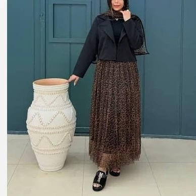 دامن طرح پلنگی